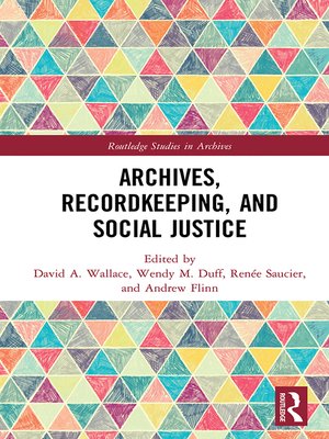 cover image of Archives, Recordkeeping and Social Justice